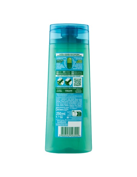 fructis shampoo - 250ml - antiforfora citrus detox - capelli grassi: tuttocasashop.live: igiene e cura della persona