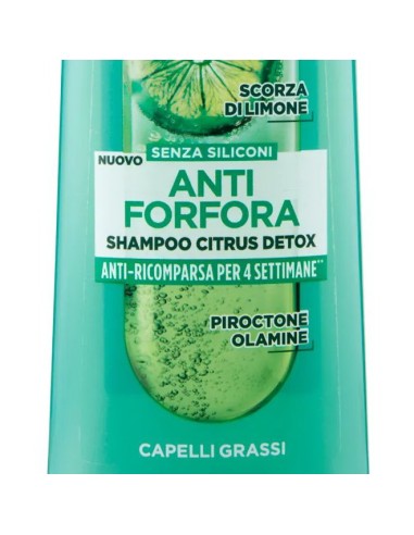 fructis shampoo - 250ml - antiforfora citrus detox - capelli grassi: tuttocasashop.live: igiene e cura della persona