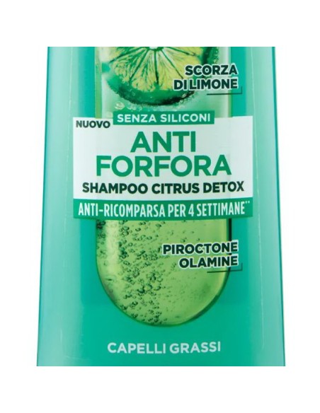 fructis shampoo - 250ml - antiforfora citrus detox - capelli grassi: tuttocasashop.live: igiene e cura della persona
