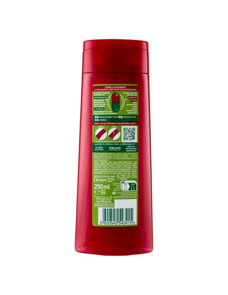 fructis shampoo - 250ml - color resist - ravvivante capelli colorati: tuttocasashop.live: igiene e cura della persona