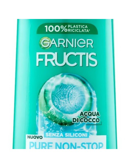 fructis shampoo 250ml pure non-stop coconut water - cute grassa punte secche: tuttocasashop.live: igiene e cura della persona