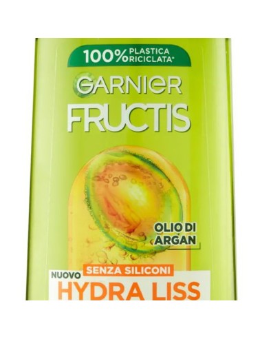fructis shampoo - 250ml - hydra liss & shine - lisciante capelli crespi: tuttocasashop.live: igiene e cura della persona