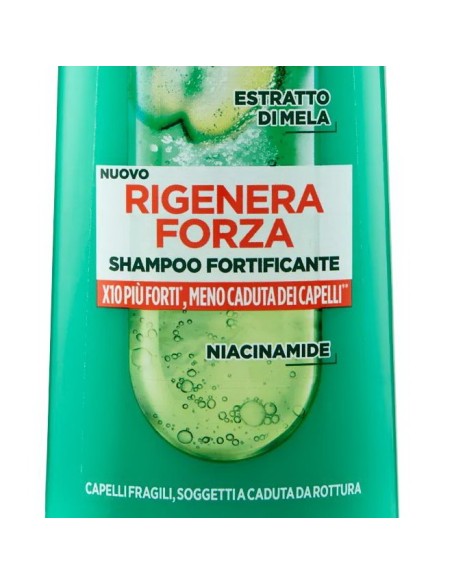 fructis shampoo - 250ml - rigenera forza - fortificante capelli fragili: tuttocasashop.live: igiene e cura della persona