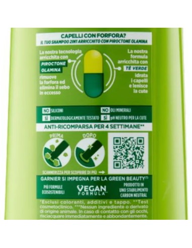 fructis shampoo 250ml - 2in1 con balsamo - antiforfora lenitivo: tuttocasashop.live: igiene e cura della persona