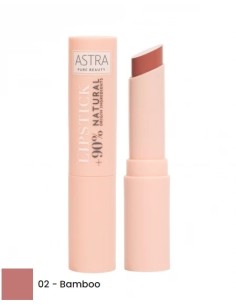 astra pure beauty lipstick - rossetto cremoso semi mat - 02 bamboo: tuttocasashop.live: igiene e cura della persona