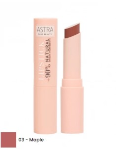 astra pure beauty lipstick - rossetto cremoso semi mat - 03 maple: tuttocasashop.live: igiene e cura della persona