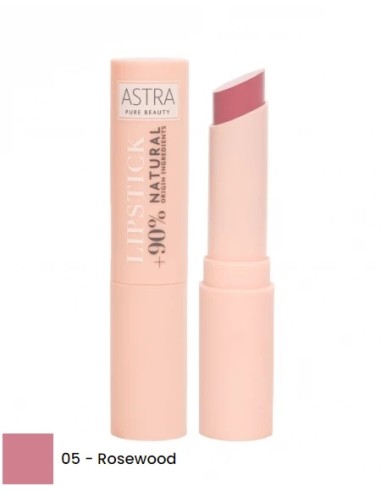 astra pure beauty lipstick - rossetto cremoso semi mat - 05 rosewood: tuttocasashop.live: igiene e cura della persona