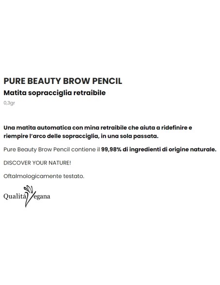 astra pure beauty brown pencil matita sopracciglia retraibile - 01 blonde: tuttocasashop.live: igiene e cura della persona
