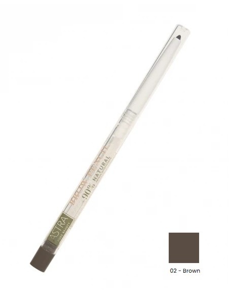 astra pure beauty brown pencil matita sopracciglia retraibile - 02 brown: tuttocasashop.live: igiene e cura della persona