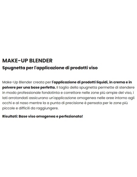 astra make-up blender - applicatore per trucco a goccia - black: tuttocasashop.live: igiene e cura della persona