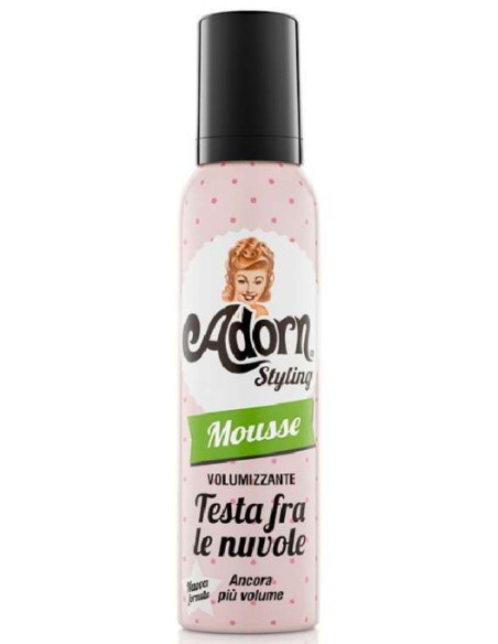 adorn mousse - 150ml - volumizzante - testa fra le nuvole: tuttocasashop.live: igiene e cura della persona