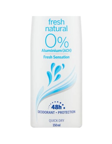 nivea deodorante spray - 150ml - fresh natural - 0% alluminium (ach): tuttocasashop.live: igiene e cura della persona