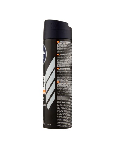 nivea deodorante spray - 150ml - for men - black & white invisible - 48h: tuttocasashop.live: igiene e cura della persona
