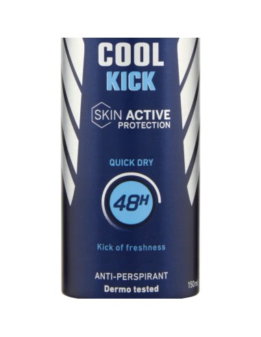 nivea deodorante spray - 150ml - for men - cool kick - 48h - quick dry: tuttocasashop.live: igiene e cura della persona