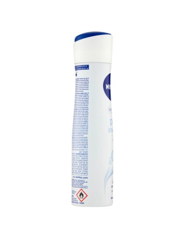 nivea deodorante spray - 150ml - pure invisible - 48h protection quick dry: tuttocasashop.live: igiene e cura della persona