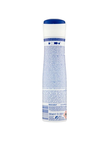 nivea deodorante spray - 150ml - pure invisible - 48h protection quick dry: tuttocasashop.live: igiene e cura della persona