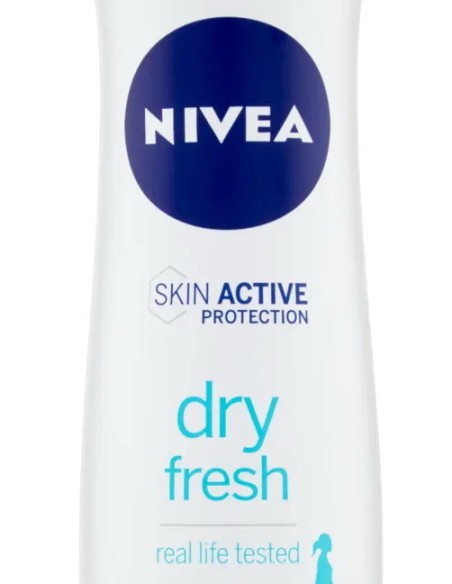 nivea deodorante spray - 150ml - dry fresh - 48h quick dry anti-bacterial: tuttocasashop.live: igiene e cura della persona