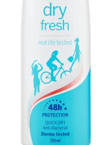 nivea deodorante spray - 150ml - dry fresh - 48h quick dry anti-bacterial: tuttocasashop.live: igiene e cura della persona
