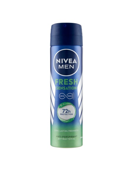 nivea deodorante spray 150ml - for men - fresh sensation - 72h protection: tuttocasashop.live: igiene e cura della persona