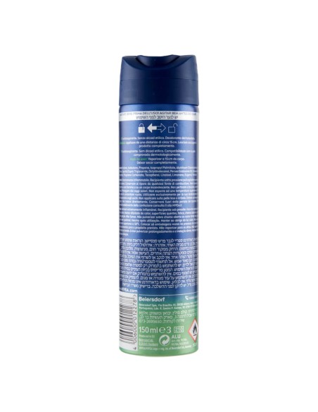 nivea deodorante spray 150ml - for men - fresh sensation - 72h protection: tuttocasashop.live: igiene e cura della persona