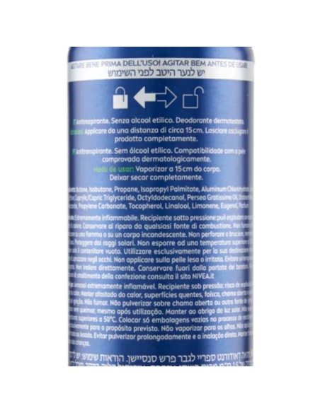 nivea deodorante spray 150ml - for men - fresh sensation - 72h protection: tuttocasashop.live: igiene e cura della persona
