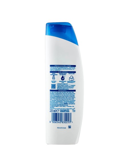 head & shoulders shampoo 225ml - men ultra - anticaduta - con caffeina: tuttocasashop.live: igiene e cura della persona