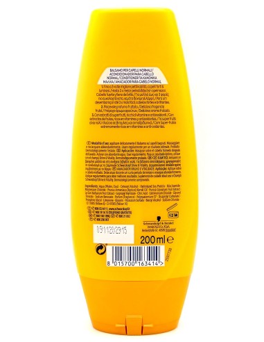 schwarzkopf testanera balsamo 200ml - lucentezza & vitalita' capelli normali: tuttocasashop.live: igiene e cura della persona