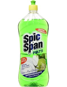 spic&span detersivo per piatti 1l - lime e fiori d'arancio: tuttocasashop.live: pulizia e cura della casa