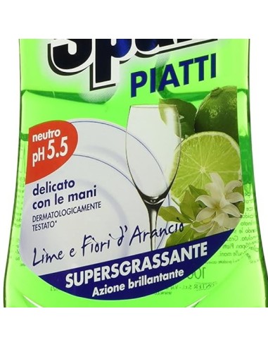 spic&span detersivo per piatti 1l - lime e fiori d'arancio: tuttocasashop.live: pulizia e cura della casa