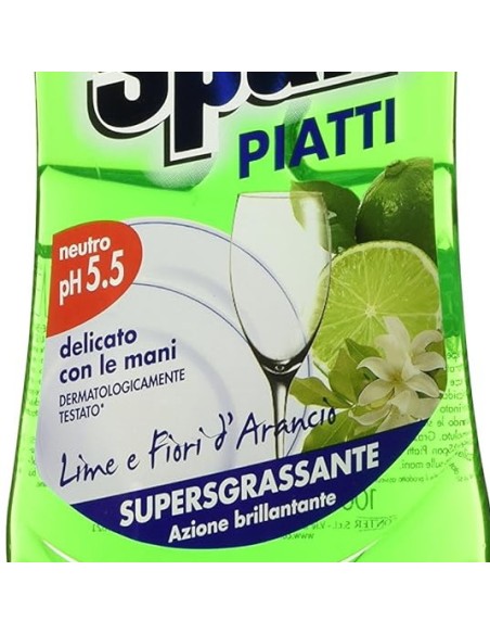 spic&span detersivo per piatti 1l - lime e fiori d'arancio: tuttocasashop.live: pulizia e cura della casa