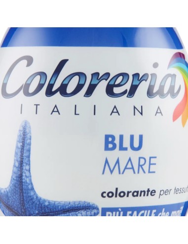 coloreria italiana colorante per tessuti - blu mare: tuttocasashop.live: prodotti per bucato e tessuti