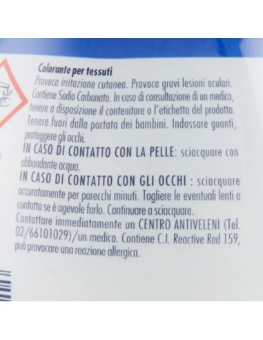 coloreria italiana colorante per tessuti - blu mare: tuttocasashop.live: prodotti per bucato e tessuti