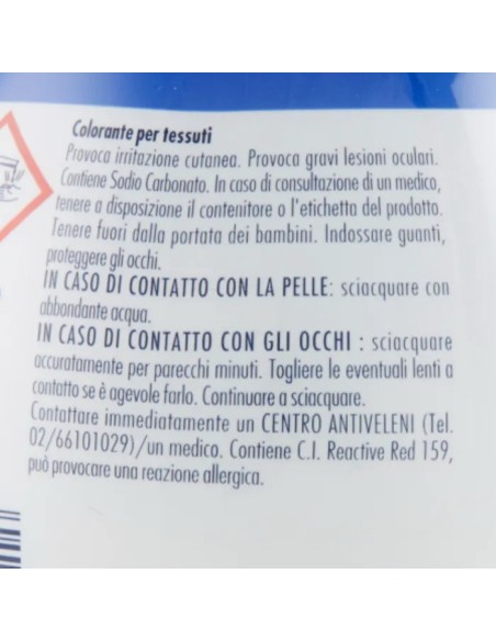 coloreria italiana colorante per tessuti - blu mare: tuttocasashop.live: prodotti per bucato e tessuti
