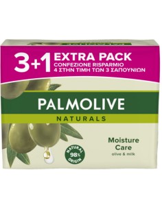 palmolive saponetta - 90 grammi - 4 pezzi - original - verde - oliva: tuttocasashop.live: igiene e cura della persona