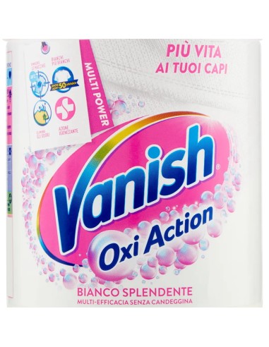 vanish oxi action additivo per bucato - 500 grammi - crystal white - bianco: tuttocasashop.live: prodotti per bucato e tessuti