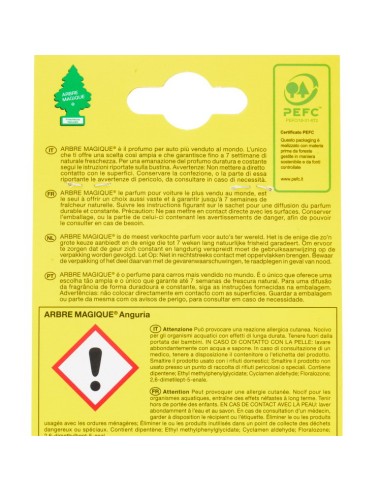 arbre magique alberello deodorante per auto - 1 pezzo - anguria: tuttocasashop.live: pulizia e cura della casa