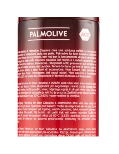 palmolive schiuma da barba 300ml - classica idratante con aloe vera: tuttocasashop.live: igiene e cura della persona