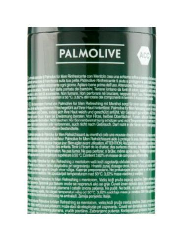 palmolive schiuma da barba 300ml - rinfrescante al mentolo: tuttocasashop.live: igiene e cura della persona