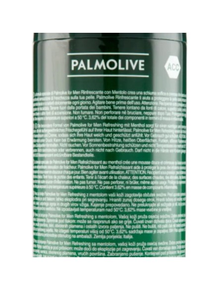 palmolive schiuma da barba 300ml - rinfrescante al mentolo: tuttocasashop.live: igiene e cura della persona