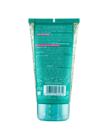 geomar scrub viso cremoso 150ml - 2in1 esfolia e deterge - 95% naturale: tuttocasashop.live: igiene e cura della persona
