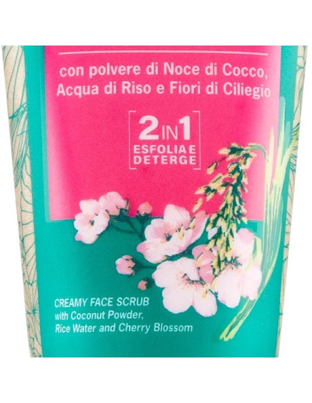 geomar scrub viso cremoso 150ml - 2in1 esfolia e deterge - 95% naturale: tuttocasashop.live: igiene e cura della persona