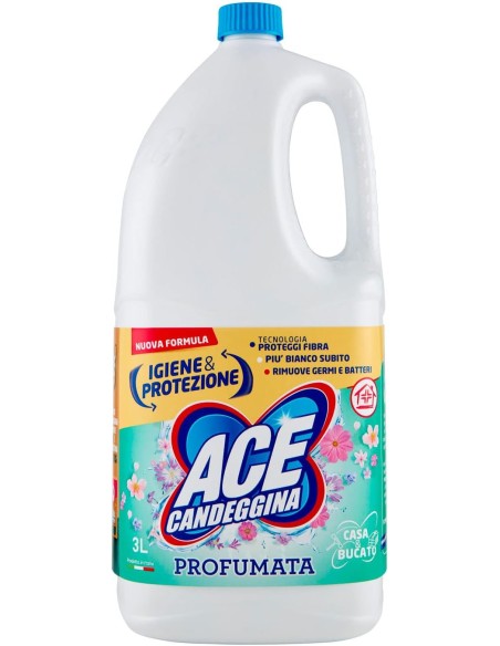 ace candeggina per bucato e casa 3000ml - profumata: tuttocasashop.live: prodotti per bucato e tessuti
