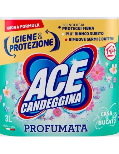 ace candeggina per bucato e casa 3000ml - profumata: tuttocasashop.live: prodotti per bucato e tessuti