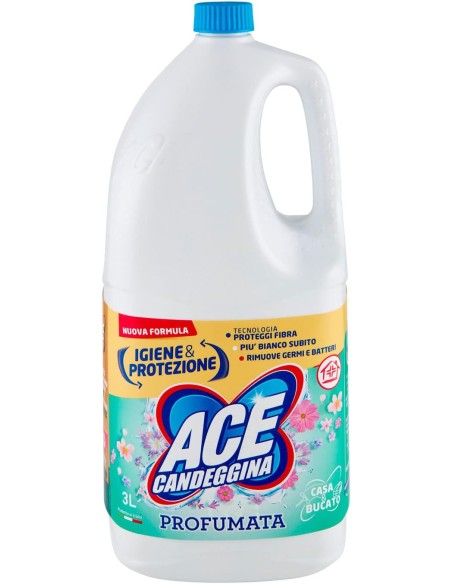 ace candeggina per bucato e casa 3000ml - profumata: tuttocasashop.live: prodotti per bucato e tessuti