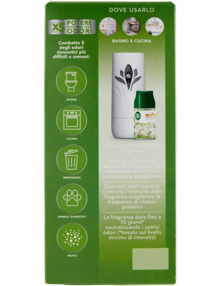 air wick fresh matic diffusore + ricarica - fresia bianca e gelsomino: tuttocasashop.live: pulizia e cura della casa