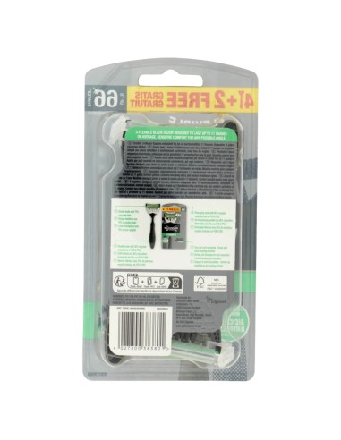 wilkinson xtreme3 rasoi radi & getta trilama - 6 pezzi - black edition: tuttocasashop.live: igiene e cura della persona