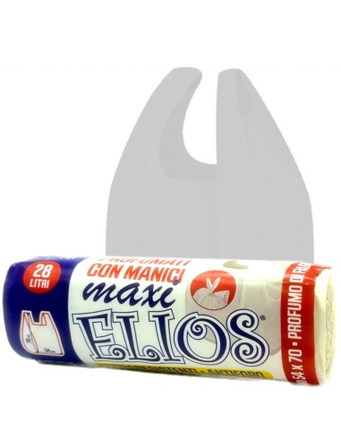 elios netti' 15 sacchi ultraresistenti 28l 52x70cm profumati - fragola: tuttocasashop.live: pulizia e cura della casa