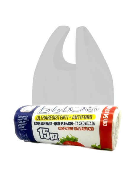 elios netti' 15 sacchi ultraresistenti 28l 52x70cm profumati - fragola: tuttocasashop.live: pulizia e cura della casa