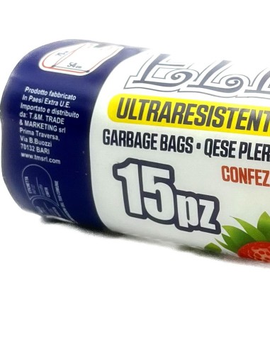 elios netti' 15 sacchi ultraresistenti 28l 52x70cm profumati - fragola: tuttocasashop.live: pulizia e cura della casa