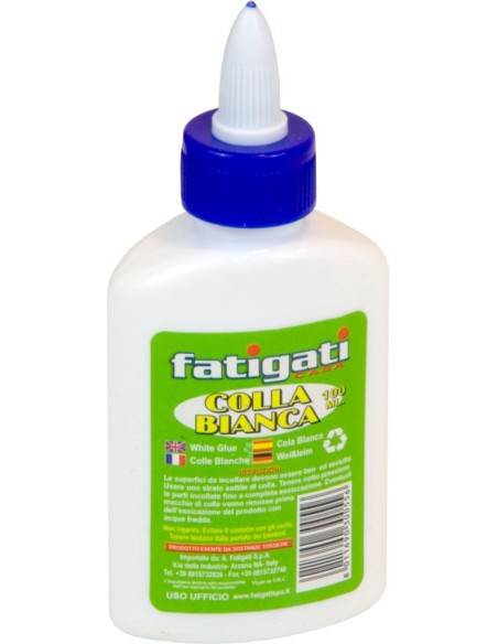 fatigati colla bianca multiuso - 100ml - scuola casa ufficio: tuttocasashop.live: altro - bazar
